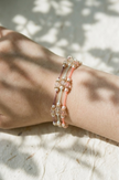 Geburtsstein Armband — April | Bergkristall & Süßwasserperlen