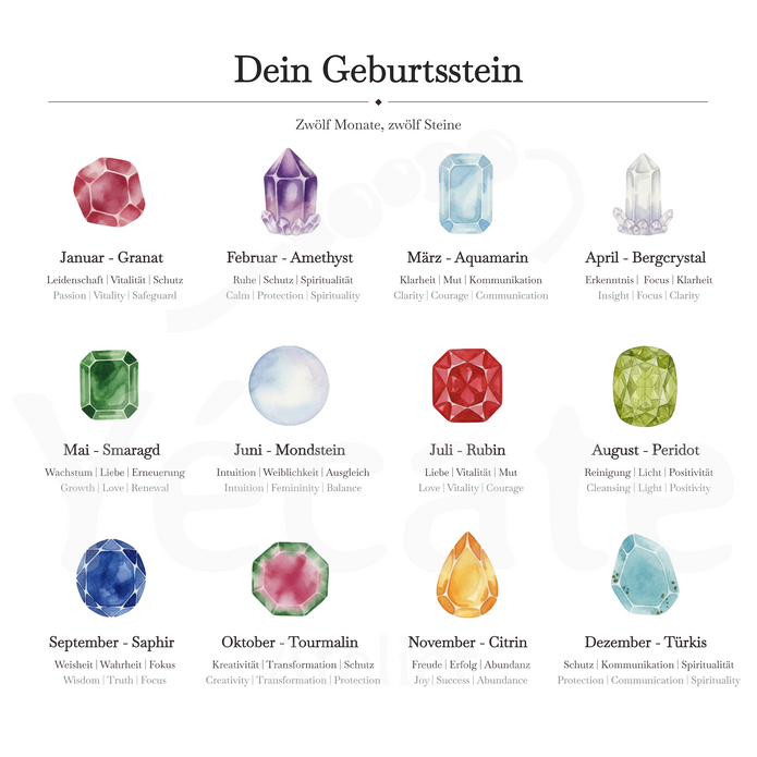 Geburtsstein Armband — April | Bergkristall & Süßwasserperlen